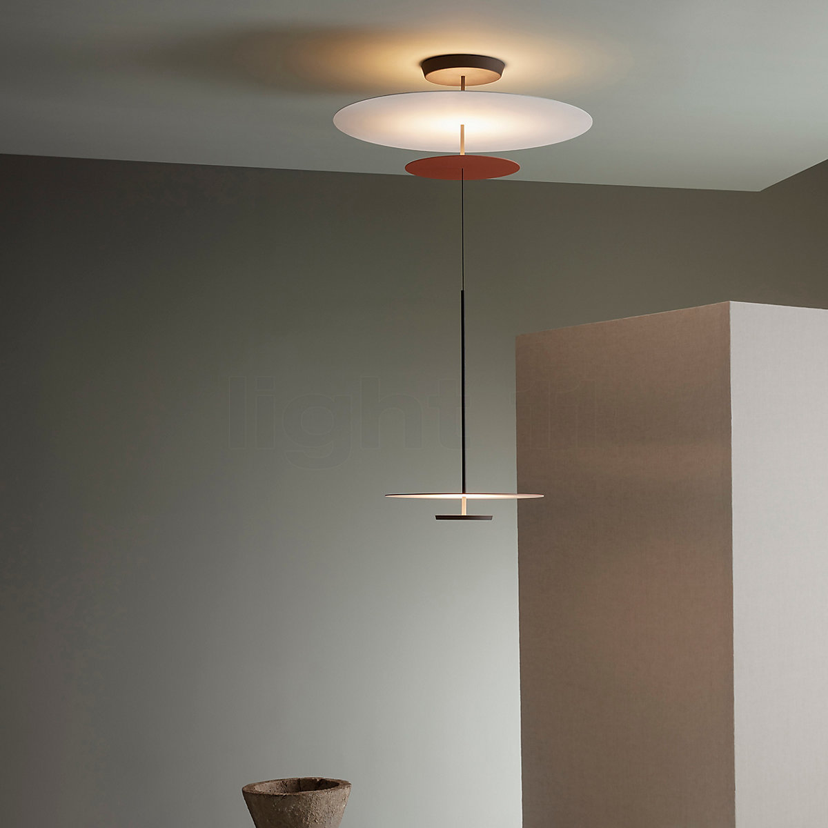 Vibia flat pendant top