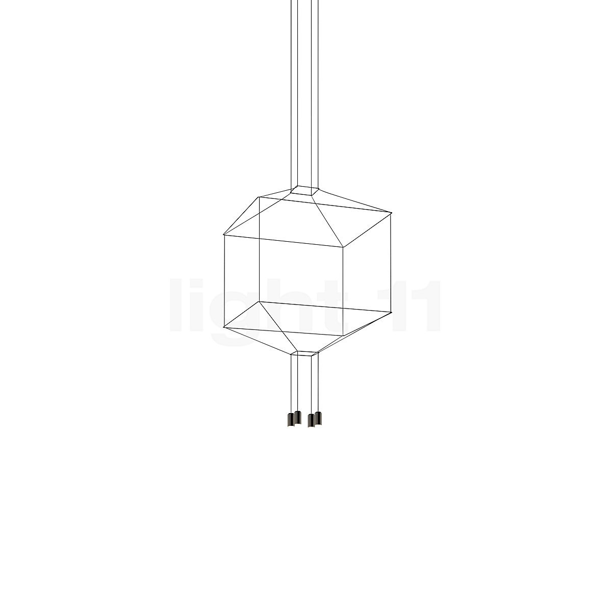 Buy Vibia Wireflow Pendant Light With 4 Lamps Without Glass