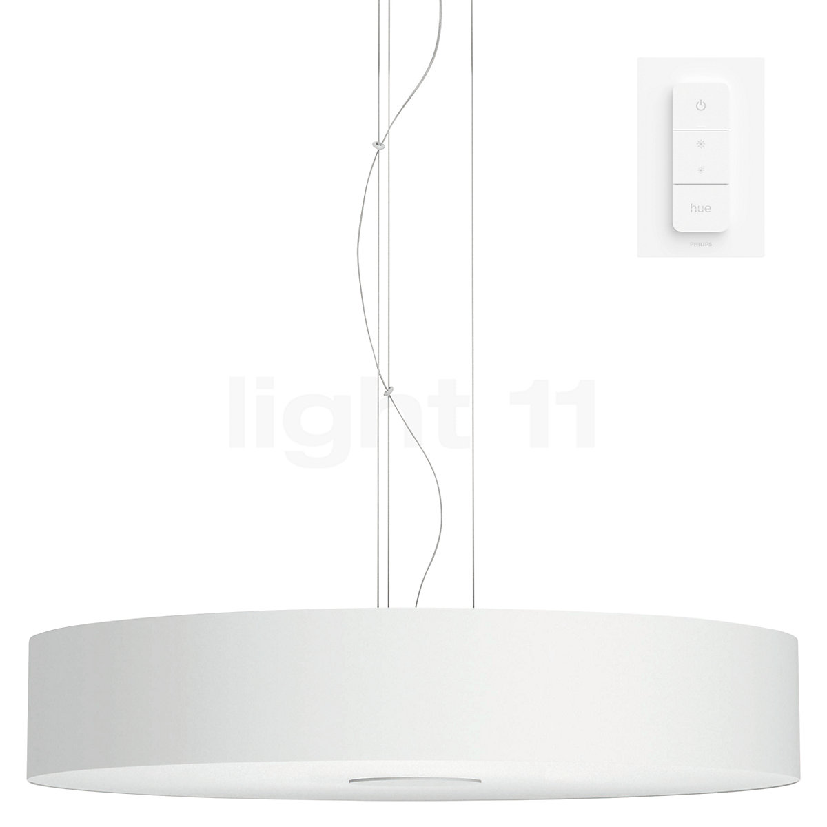 Philips Hue White Ambiance Fair Pendant Light LED with dimmer switch at