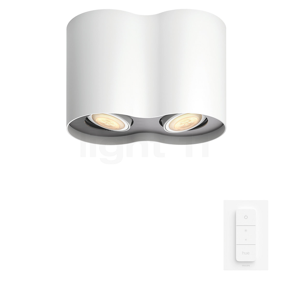 Indrukwekkend Melbourne Versterken Buy Philips Hue White Ambiance Pillar Spot 2 lamps with dimmer switch at