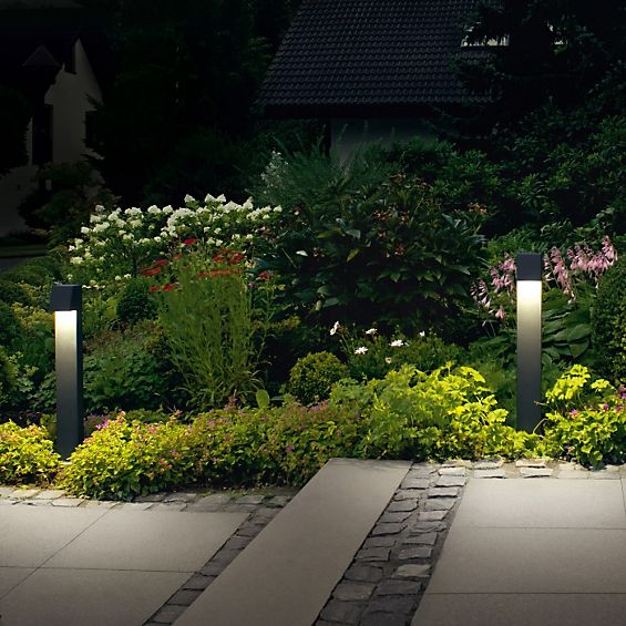 Bega 77237 77238 Bollard Light Led At Light11 Eu 77237 77238 Led Bollard Light For Increased Safety