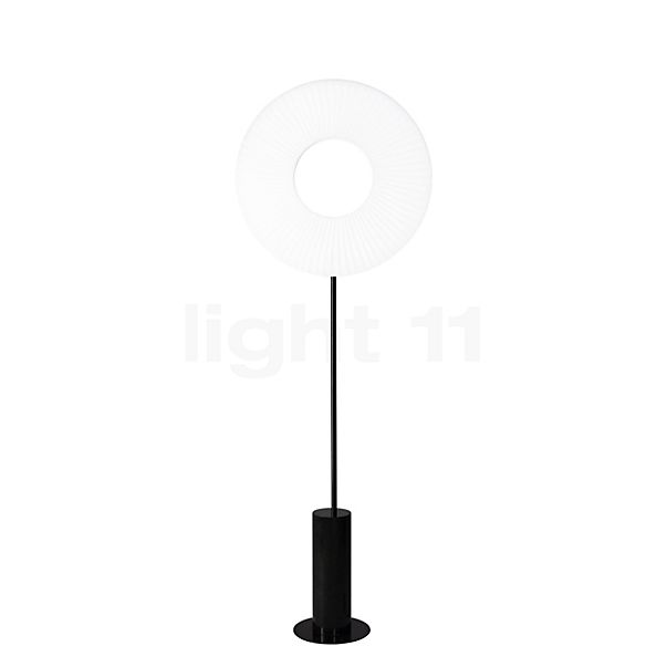 10 HEURES 10 Iris Lampadaire LED noir - marbre - ø60 cm