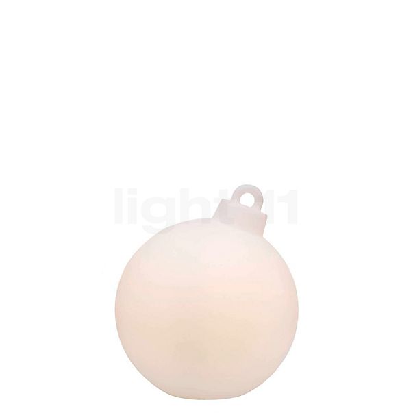 8 seasons design Shining Christmas Ball Lampada d'appoggio bianco - ø33 cm - incl. lampadina