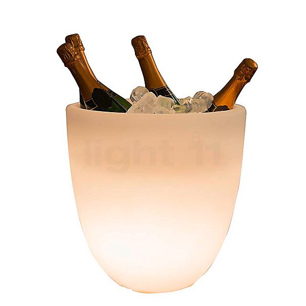 8 seasons design Shining Curvy Cooler Lampada da tavolo incl. lampadina