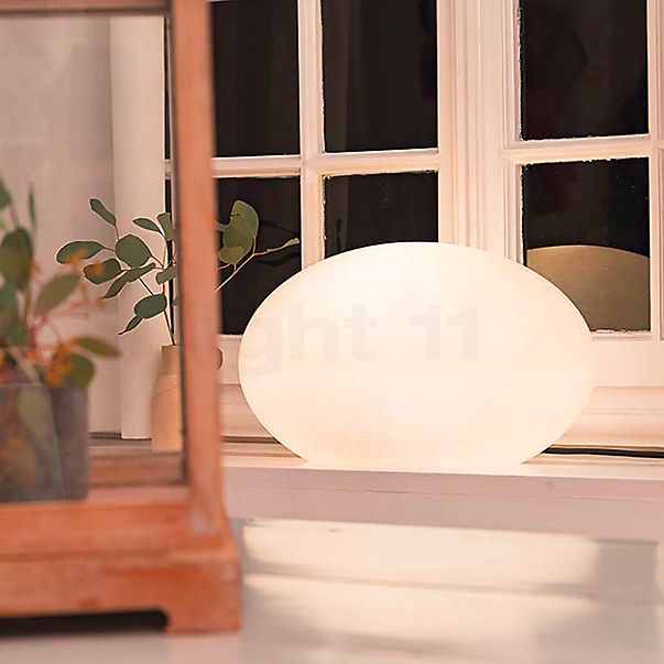 8 seasons design Shining Eye Floor Light white - incl. lamp - incl. solar module