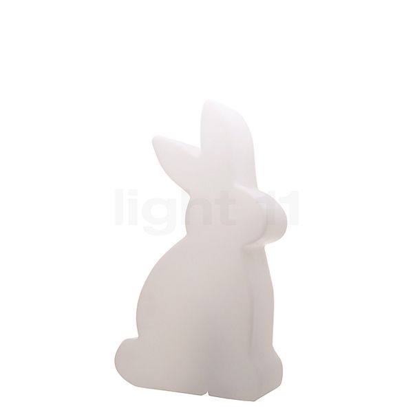 8 seasons design Shining Rabbit Tafellamp wit - 50 cm - incl. lichtbron