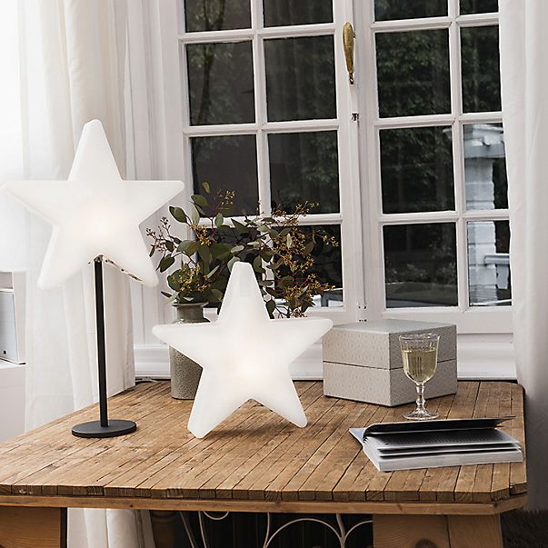 8 seasons design Shining Star Lampe rechargeable LED 9 cm , fin de série
