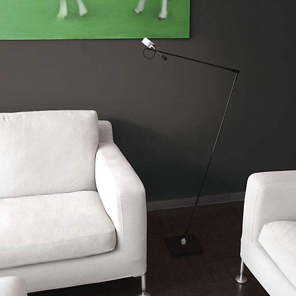 Absolut Lighting Absolut Vloer-/Leeslamp LED chroom mat