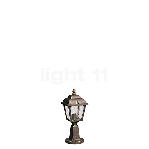 Albert Leuchten 0536 Buitenlamp op sokkel bruin/messing - 650536