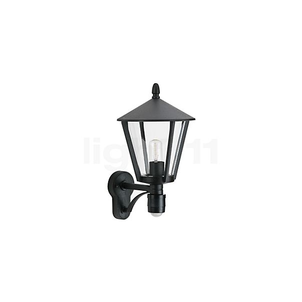 Albert Leuchten 1815 Wandlamp met bewegingsmelder zwart - 661815
