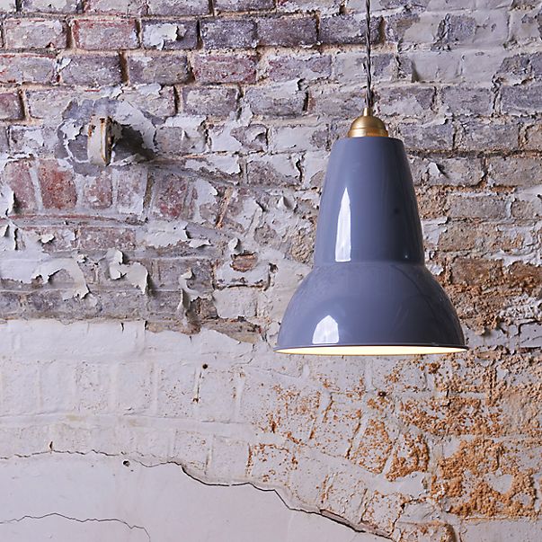 Anglepoise Original 1227 Messing Midi, lámpara de suspensión negro