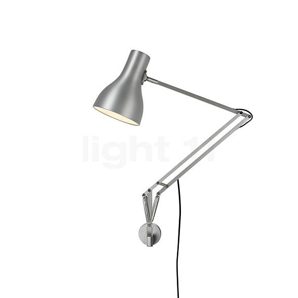 Anglepoise Type 75 Desk Lamp with Wall Bracket silver