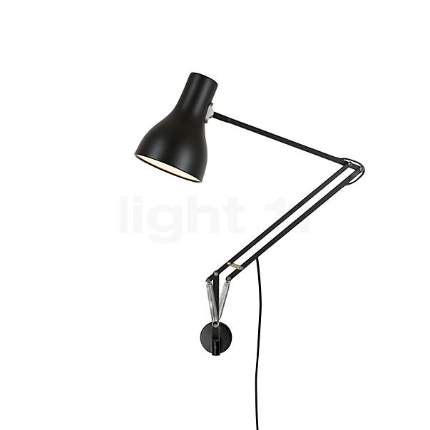 Anglepoise Type 75 Lampe de bureau avec fixation murale noir