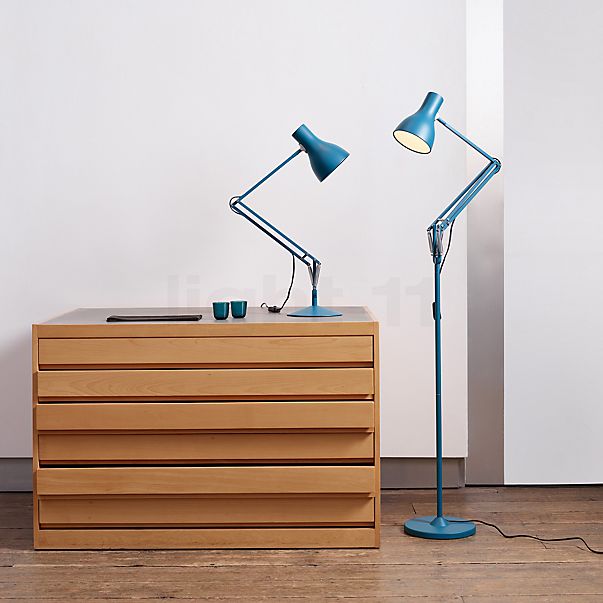 Anglepoise Type 75 Margaret Howell Lampadaire Saxon Blue