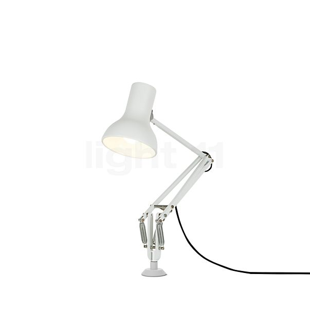Anglepoise Type 75 Mini Bureaulamp met schroefbevestiging alpinwit