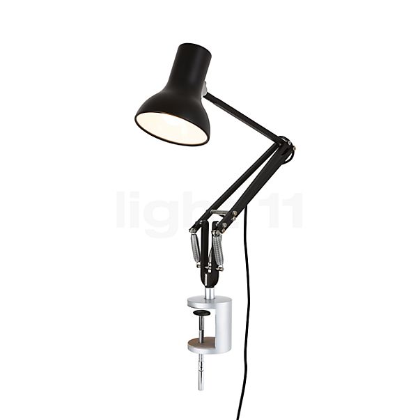 Anglepoise Type 75 Mini Lampe de bureau avec pince de serrage noir