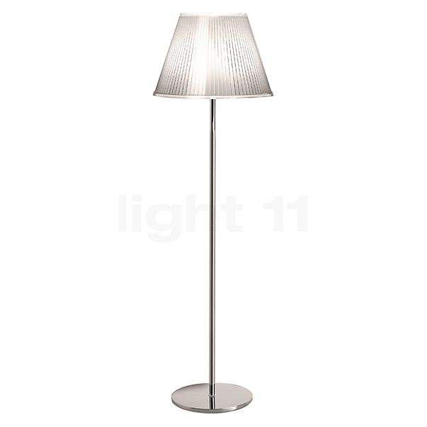 Artemide Choose Vloerlamp lampenkap wit / frame chroom - H.178 cm