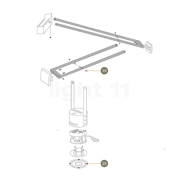 Artemide tizio ersatzteile