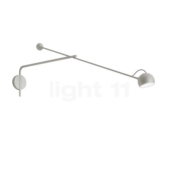 Artemide Ixa Arm, lámpara de pared LED gris claro - 3.000 K