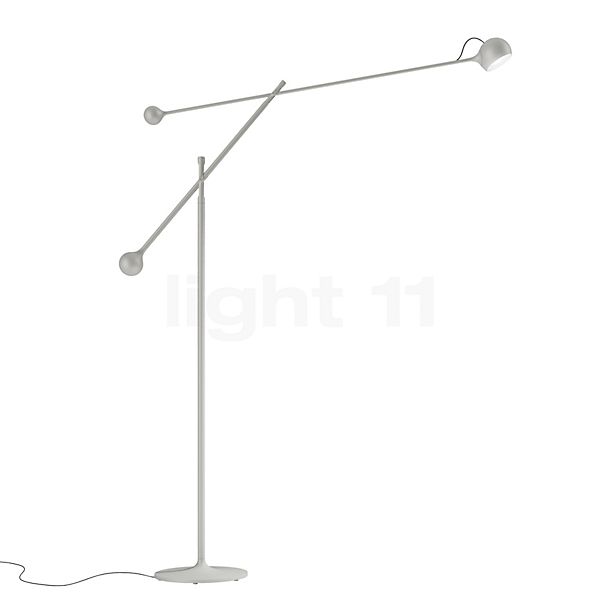 Artemide Ixa, lámpara de pie LED gris claro - 3.000 K
