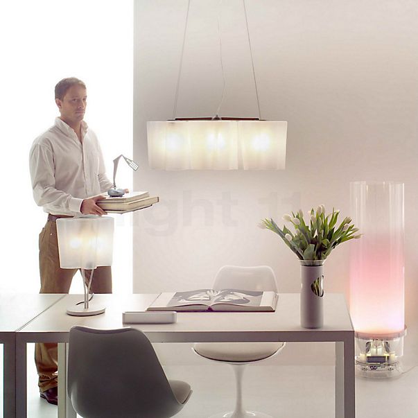 Artemide Logico Lampe de table blanc - châssis chrome