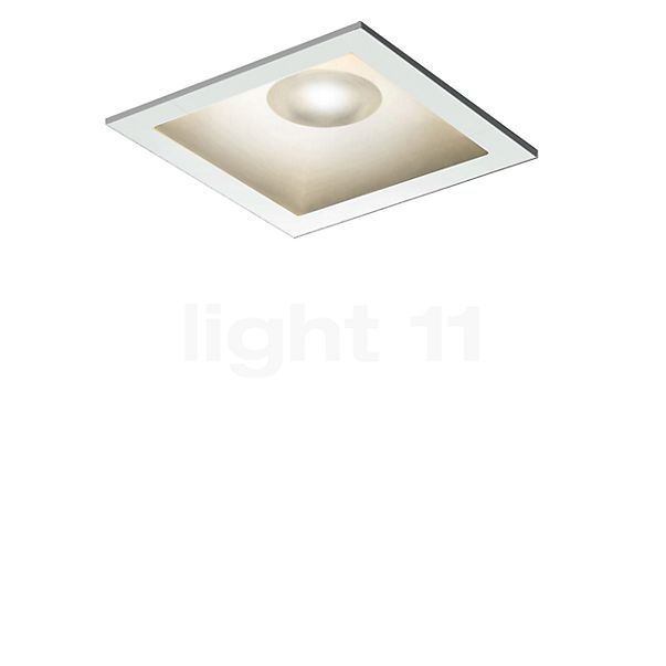 Artemide Parabola Loftindbygningslampe LED kantet fast incl. Forkoblinger hvid, 9,4 cm, lysdæmpning