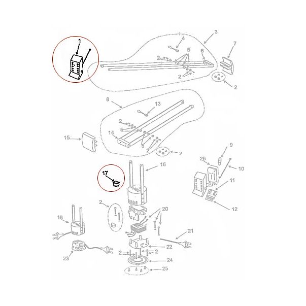 Artemide Piezas de repuesto para Tizio 35, blanco — imagen 2