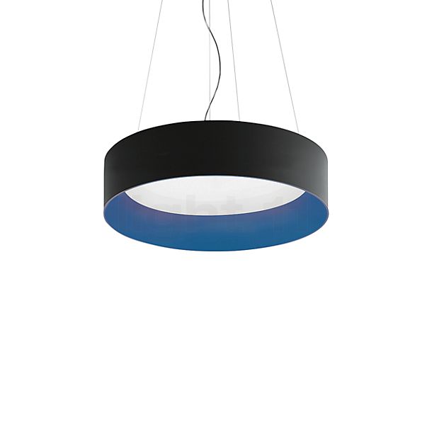 Artemide Tagora Up & Downlight Hanglamp LED zwart/blauw - ø97 cm