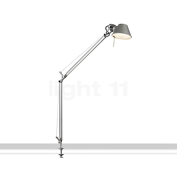 Artemide Tolomeo Midi LED con pinza para mesa gris - 2.700 K