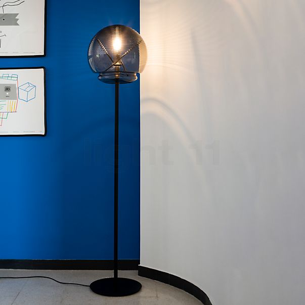 Artemide Vitruvio Floor Lamp transparent, body brass