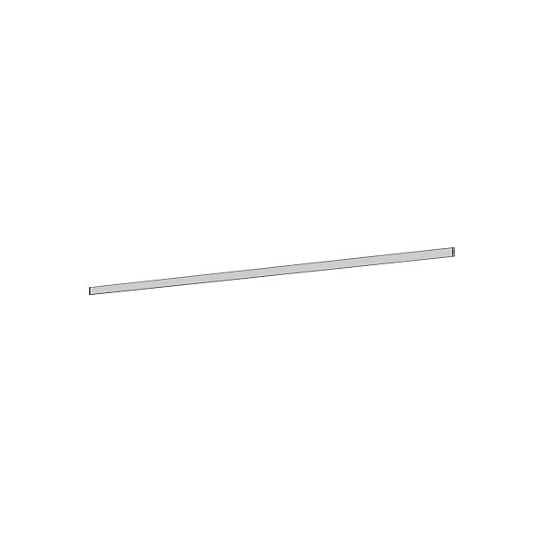 Baltensweiler Buschfeld® Riel negro anodizado - 200 cm