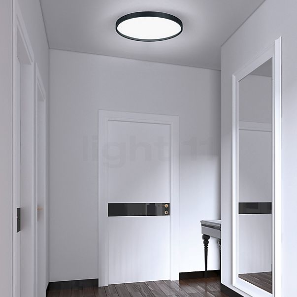 Bankamp Cona Ceiling Light LED black - ø45 cm