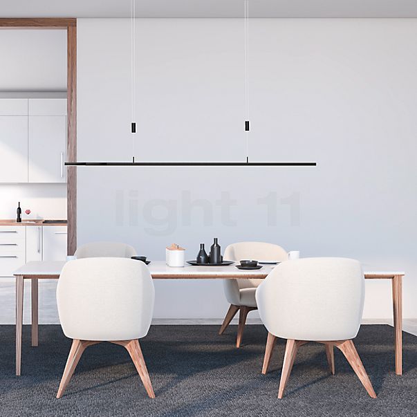 Bankamp Lightline Pendelleuchte LED anthrazit matt, Up- & Downlight