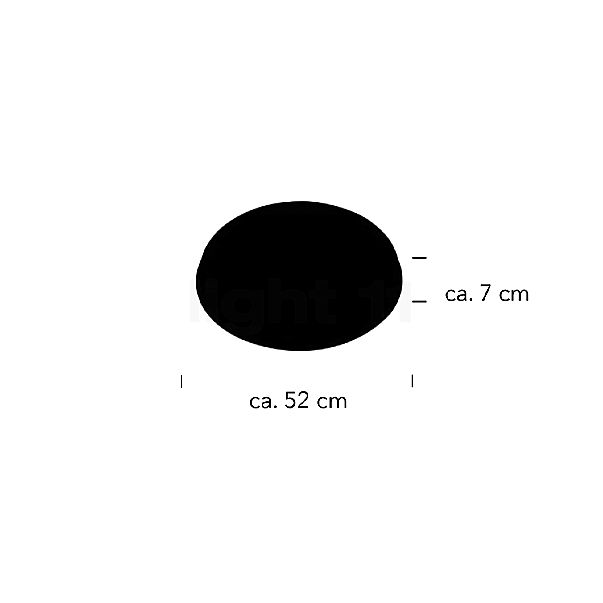 Bankamp Mandala Deckenleuchte LED ø52 cm - Sternmuster Skizze