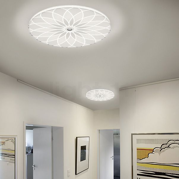 Bankamp Mandala, lámpara de techo LED ø42 cm - patrón floral