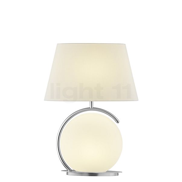 Bankamp Nana Lampe de table 2 foyers nickel mat