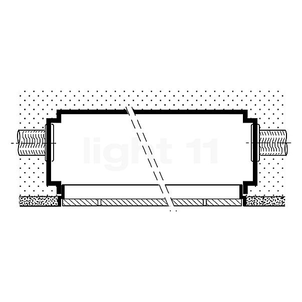 Bega 10026 - Cadre d'encastrement graphite - 10026 , Vente d'entrepôt, neuf, emballage d'origine