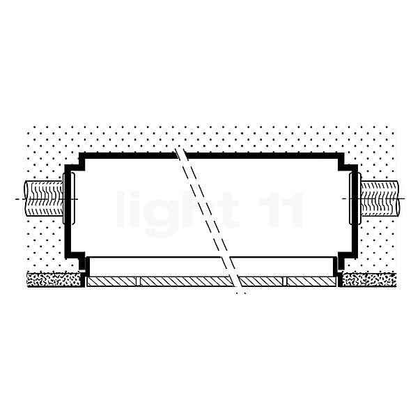 Bega 10026 - Einputzrahmen grafiet - 10026