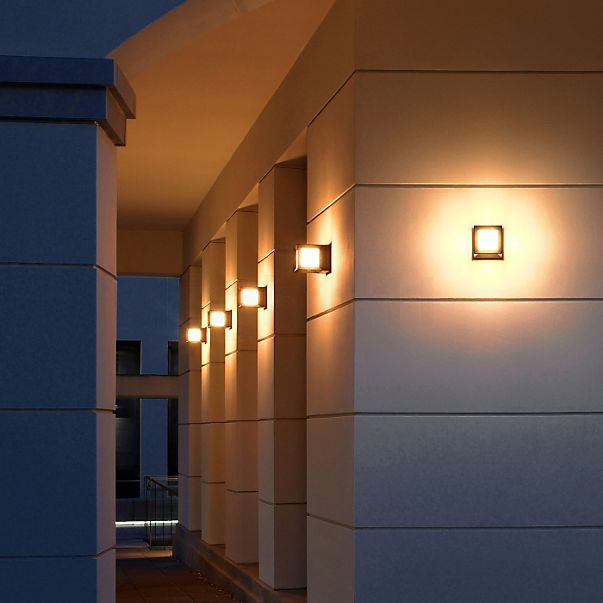 Bega 22423 - Plafonds, murs et Borne d'éclairage LED argenté - 22423AK3