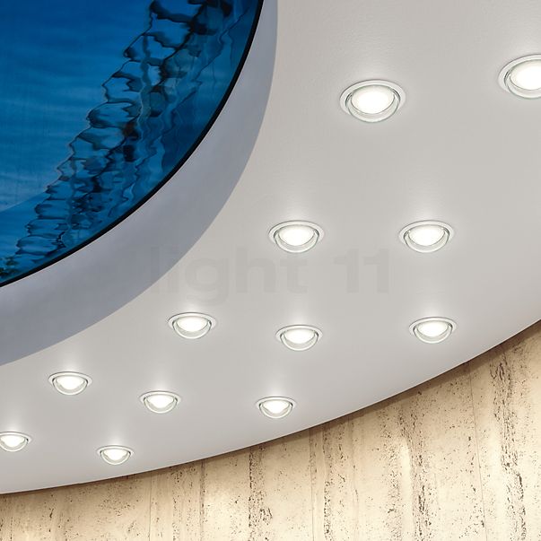 Bega 50877 - Plafondinbouwlamp LED wit - 50877.1K3