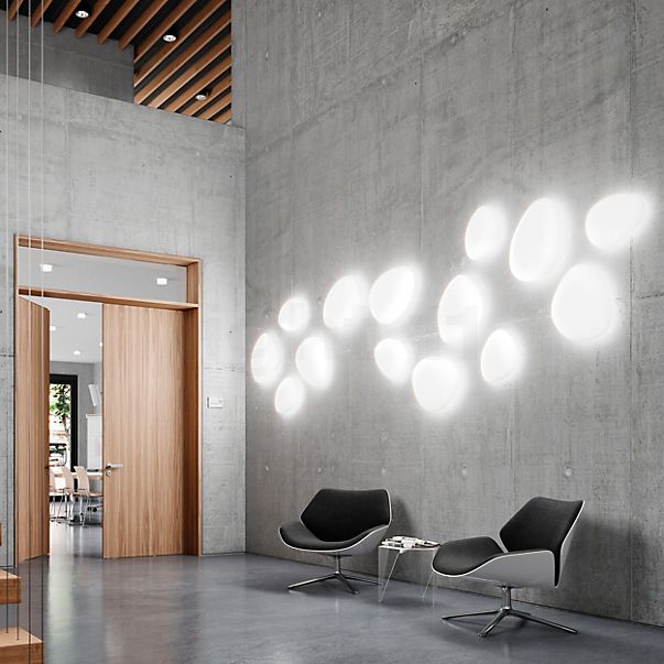 Bega 51131 - Pebbles Wall Light LED opal - 3,000 K - 51131K3