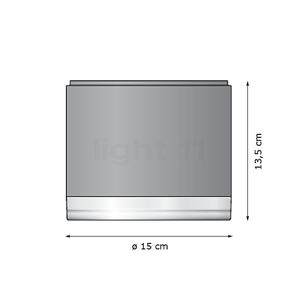 Bega 66051 - Ceiling Light LED white - 66051WK3 sketch