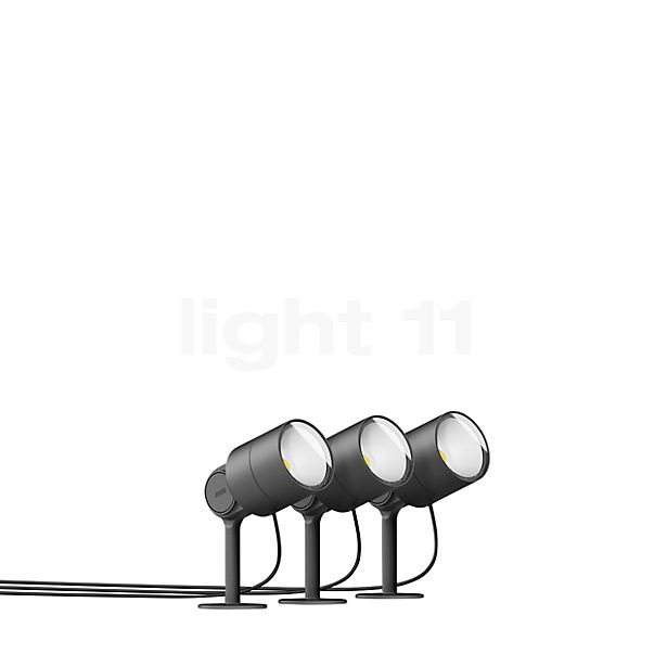 Bega 84821 - UniLink® Riflettori puntati su LED con picchetto da interrare - set da 3