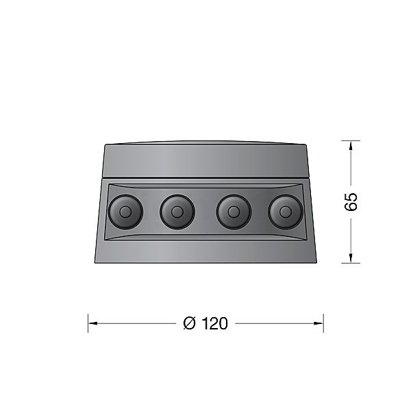 Bega Plug & Play Smart Extender noir - 13568 - vue en coupe