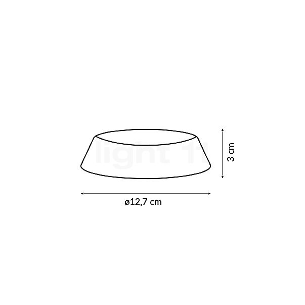 Bega Studio Line Houten basis voor Tafellamp natuur - 13318 schets