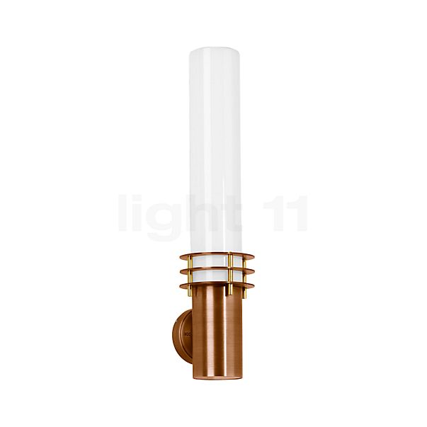 Bega Unshielded Wall Light cylindric LED copper/25,5 W - 31095K3