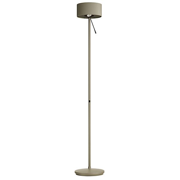 Belux Diogenes, lámpara de pie LED dorado