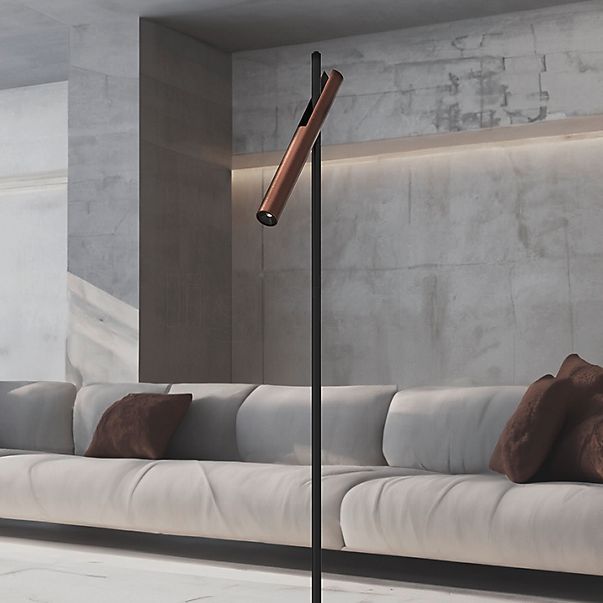 Belux Esprit Floor Lamp LED 1 lamp bronze/black - 2,700 K - 56°