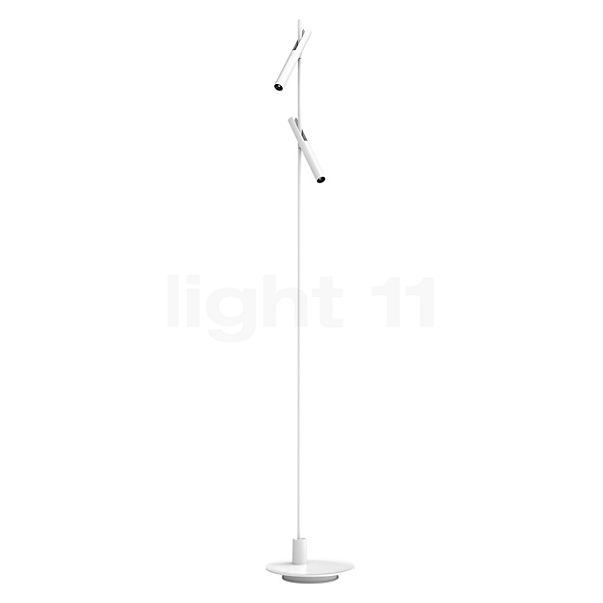 Belux Esprit, lámpara de pie LED 2 focos blanco/blanco - 2.700 K - 20°