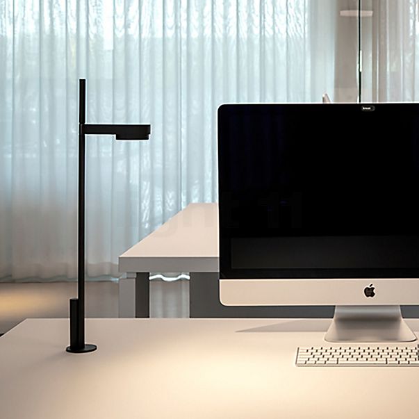 Belux Kido Lampe de table LED noir - avec Fixation par vis